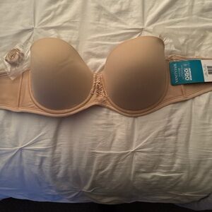 Vanity Fair Women's Strapless Bra - Tan